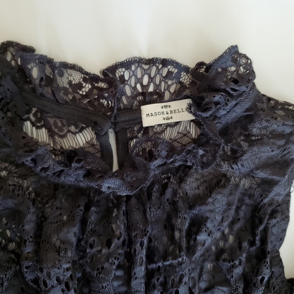 Cold Shoulder Lace Top - Picture 6 of 7